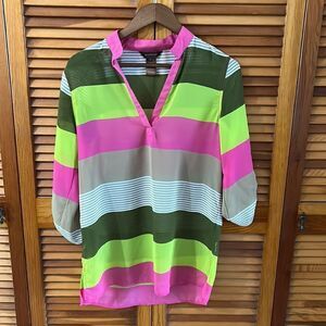 MULTIPLES Multicolored Blouse